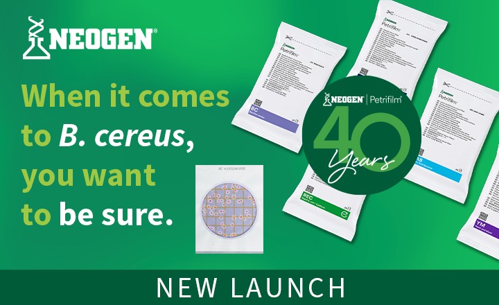 Neogen<sup>&reg;</sup> is Excited to Introduce our New Petrifilm<sup>&reg;</sup> <em>Bacillus cereus</em> Count Plate
