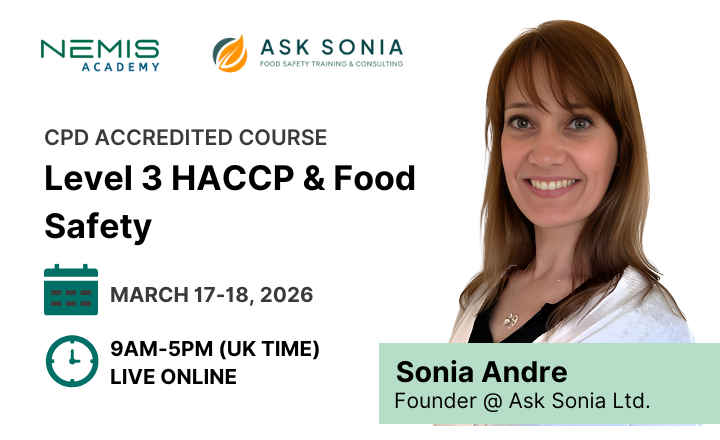 Level 3 HACCP and Food Safety