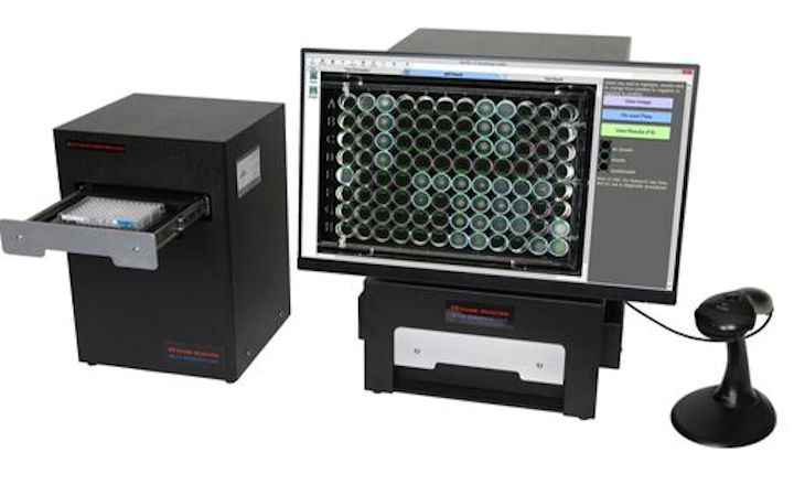 Broth Microdilution MIC Plate Reading with BIOMIC V3