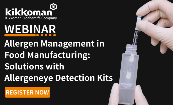 Register now for free allergen management webinar